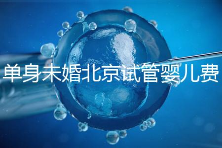 單身未婚北京試管嬰兒費用多少錢一次