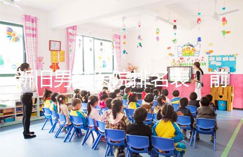 新舊男科醫(yī)院排名表,前十種生殖疾病非常可靠