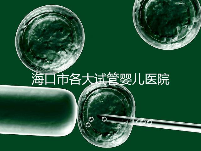 海口市各大試管嬰兒醫(yī)院相關(guān)費用和服務(wù)項目一覽