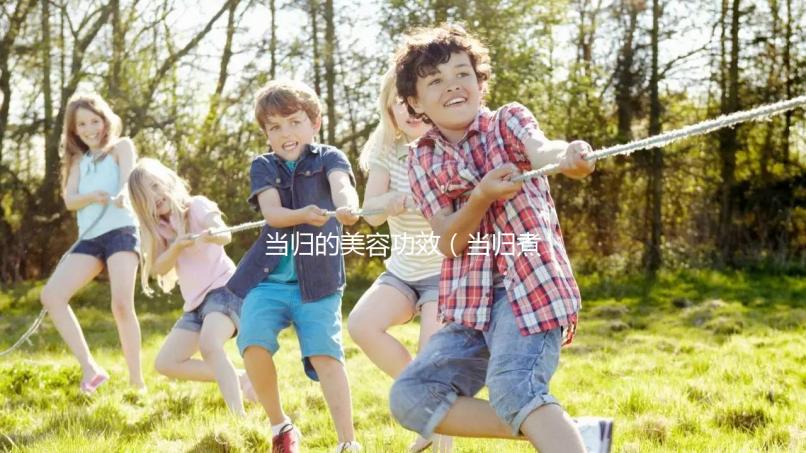 當歸的美容功效(當歸煮水祛斑的方法)