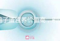 鴿子蛋營(yíng)養(yǎng)價(jià)值高,別信孕婦吃了會(huì)造成胎兒早熟的胡話(huà)